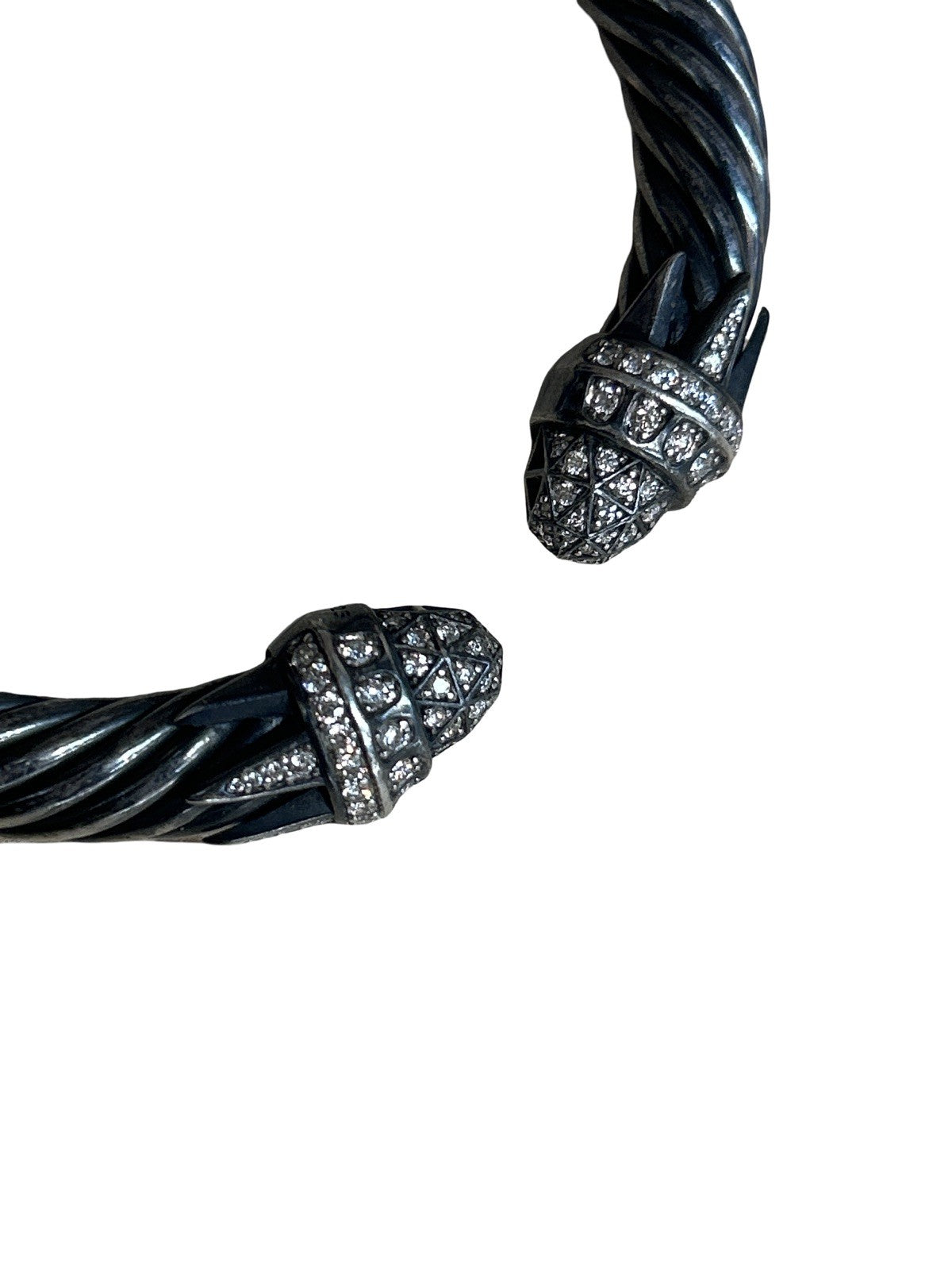 David Yurman Diamond Cable Statue Of Liberty Bracelet