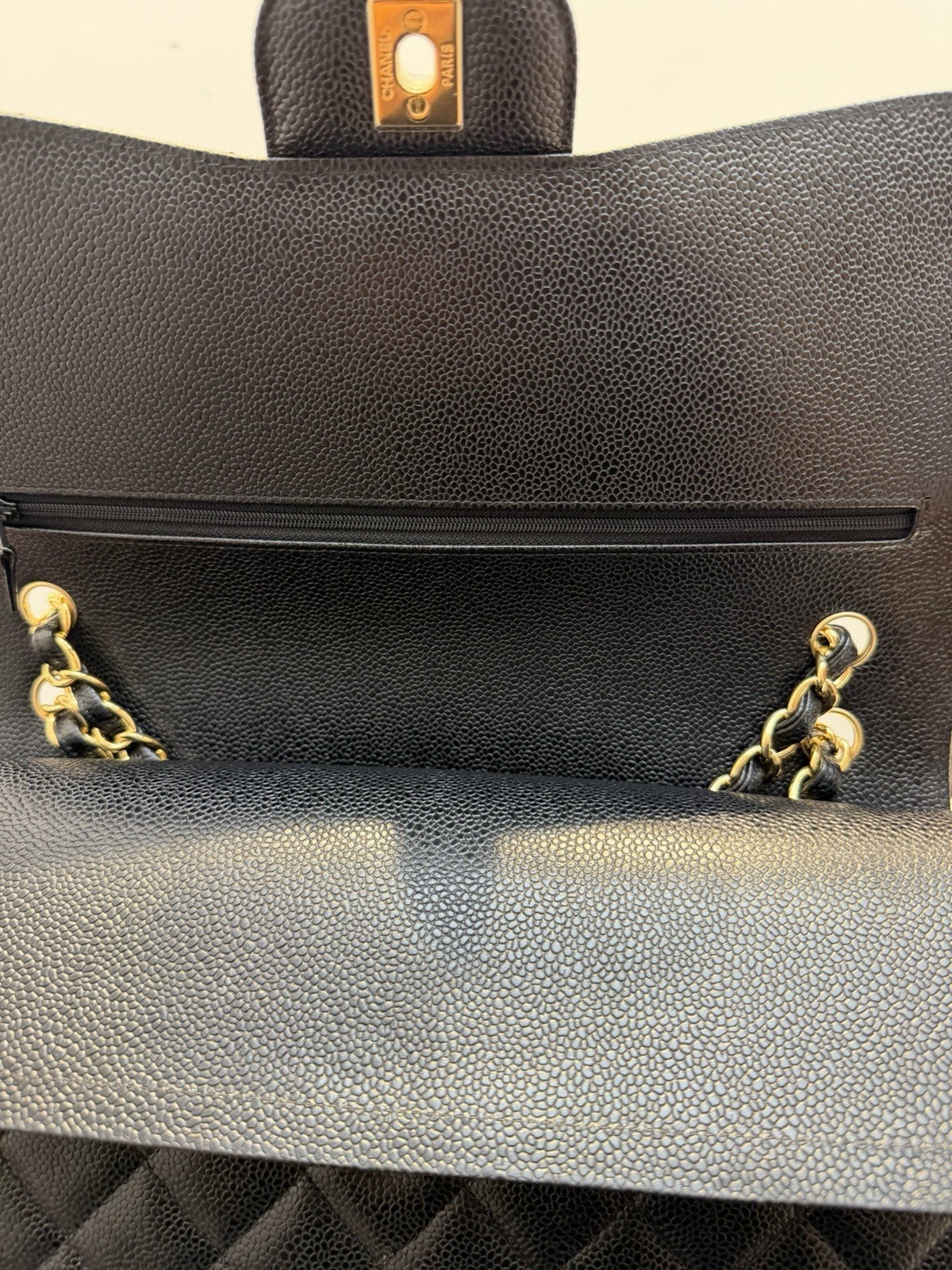 Chanel Classic Jumbo Double Flap Black Shoulder Bag