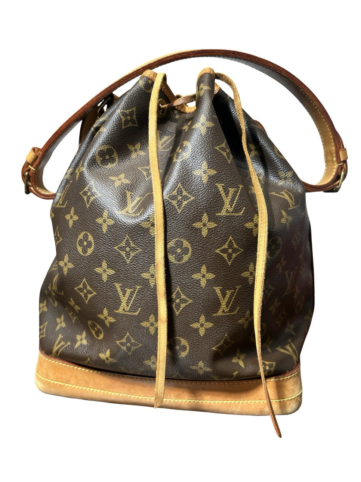 Louis Vuitton (LV) Noé Bucket Bag Medium Brown Canvas/Leather
