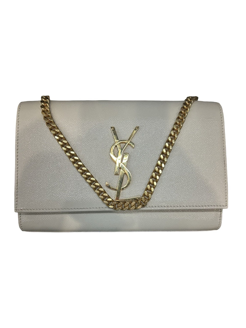 Saint Laurent YSL Kate White Shoulder Bag 