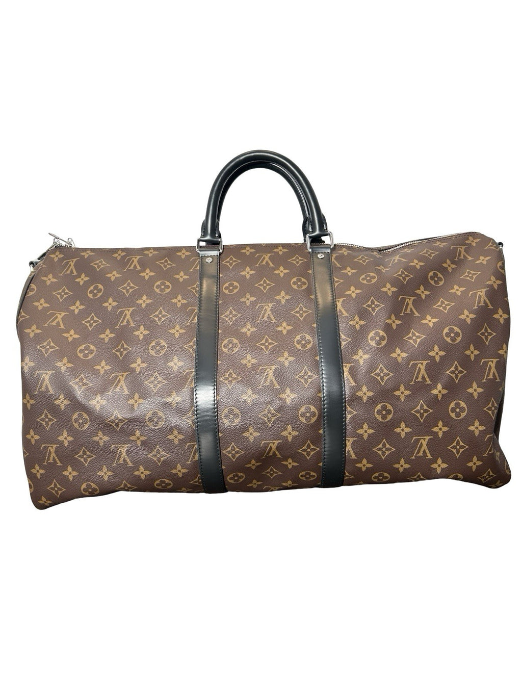 Louis Vuitton Monogram Macassar Keepall Bandoulière travel bag