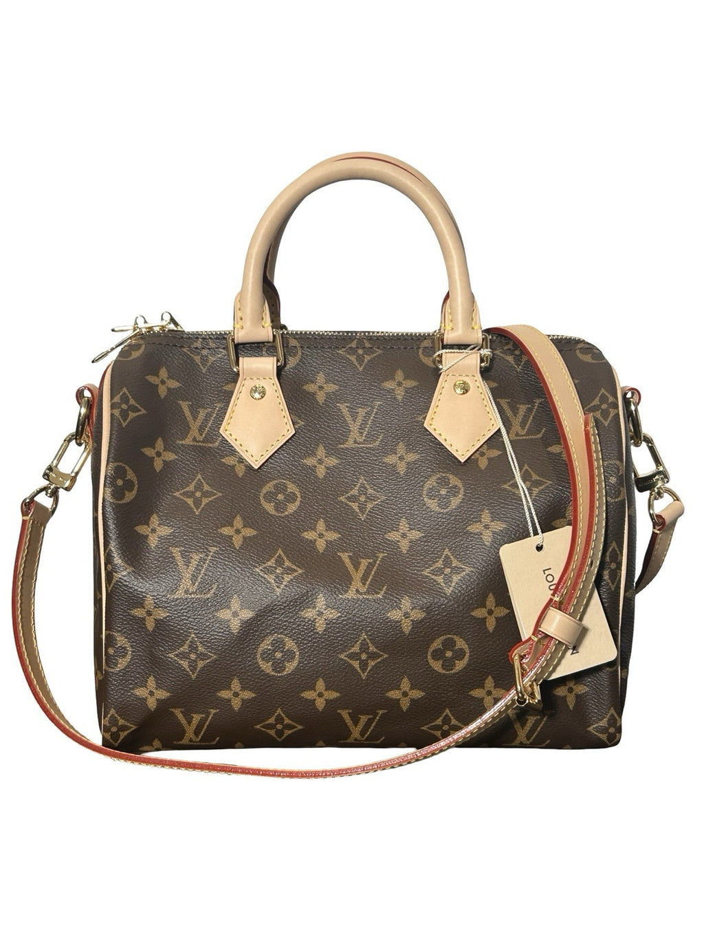 LOUIS VUITTON Monogram Canvas Speedy Bandouliere 25 Bag