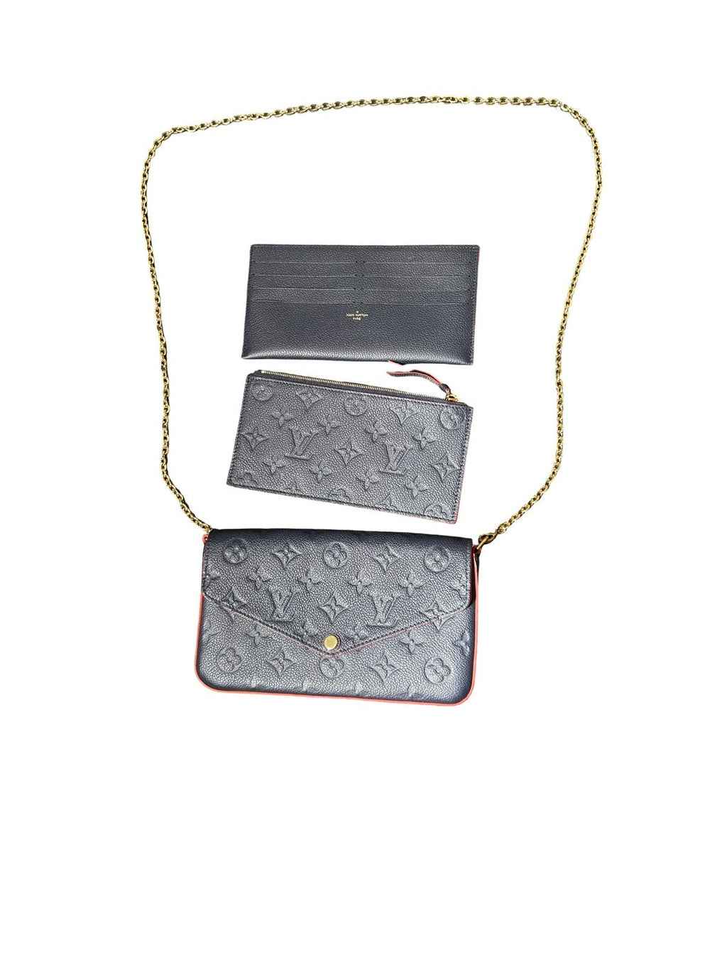 Louis Vuitton LV Monogram Empreinte Felicie Pochette