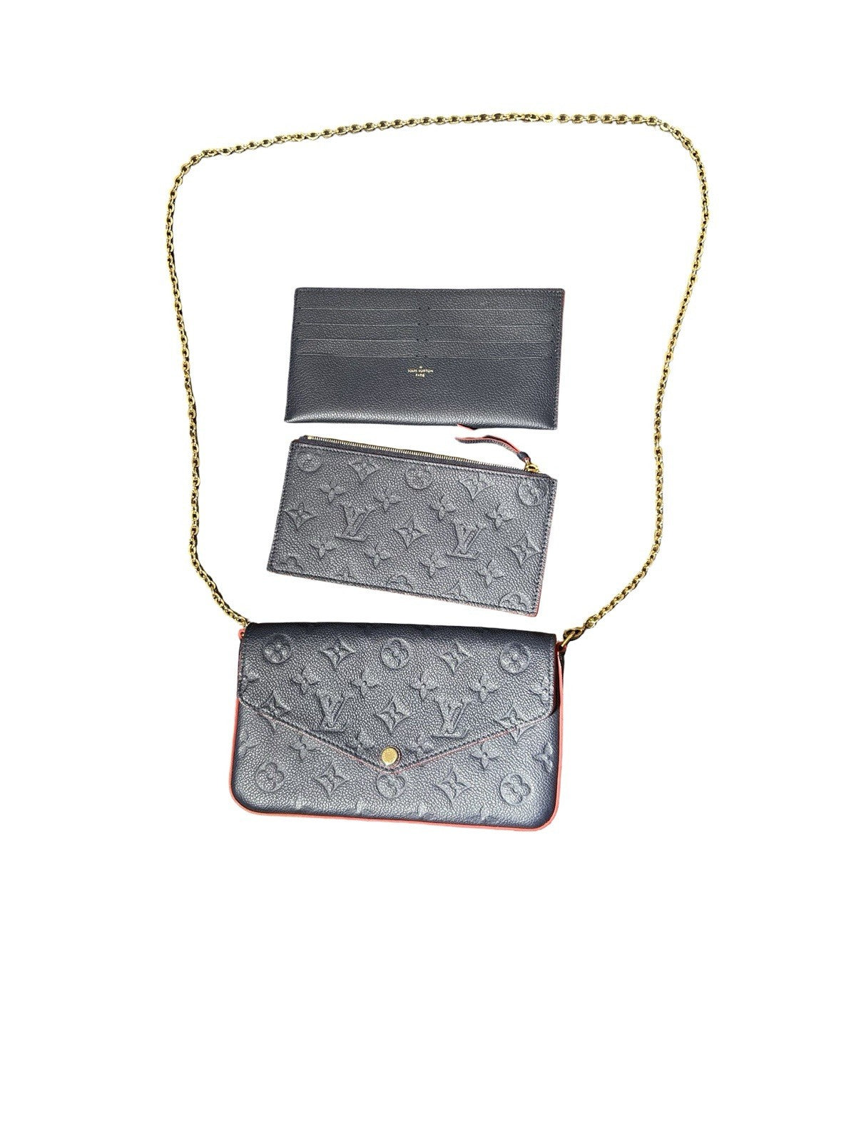 Louis Vuitton LV Monogram Empreinte Felicie Pochette