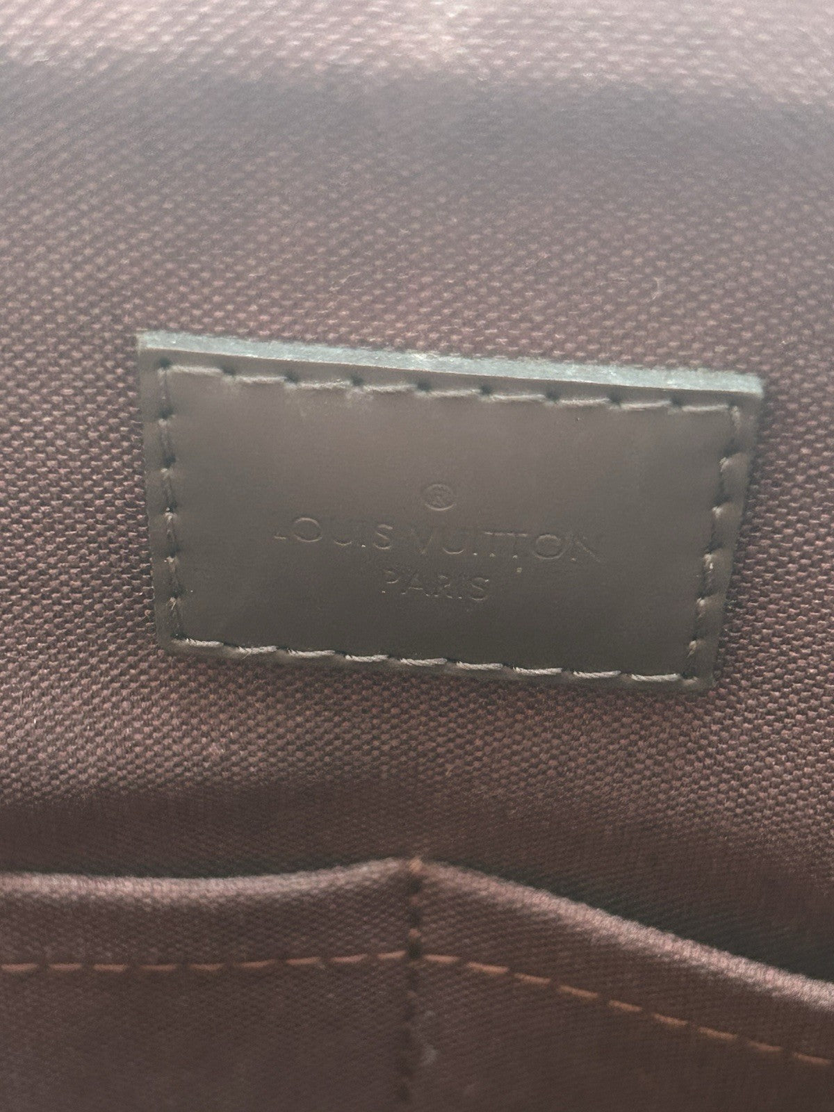 Louis Vuitton Lena MM Tote Bag In Damier Ebene Canvas