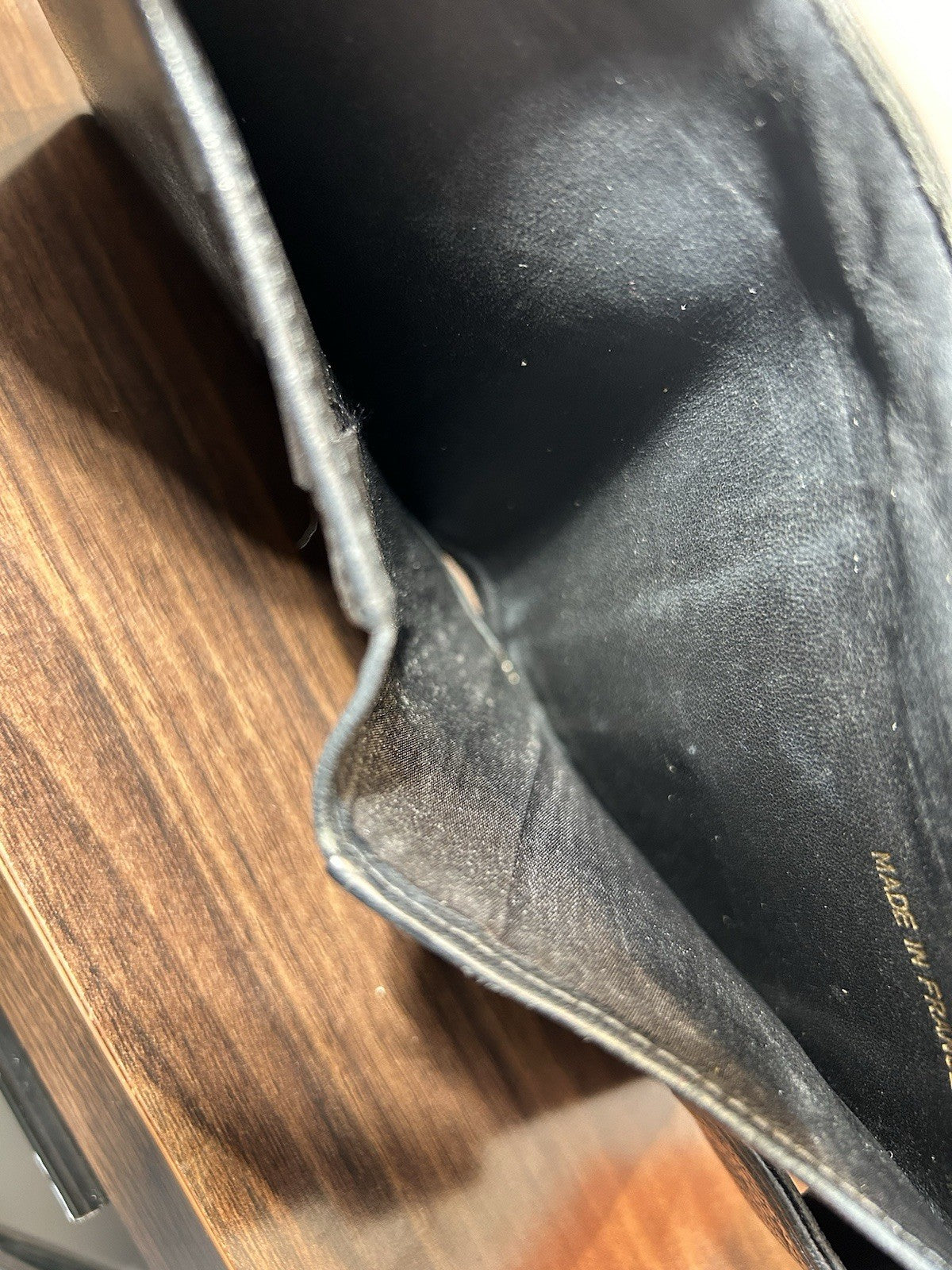 Authentic Vintage CHANEL Caviar Timeless CC Wallet Black Leather