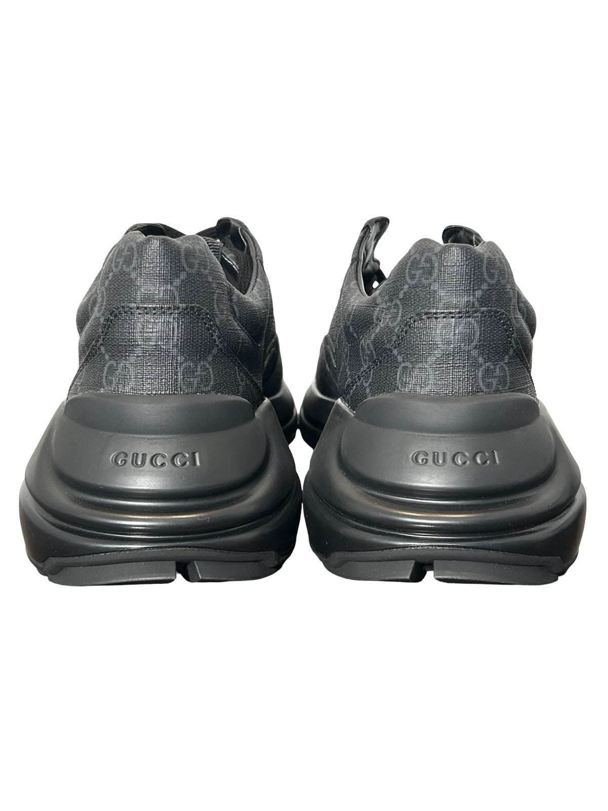 Gucci GG Rhyton Black Monogram Size 10.5US