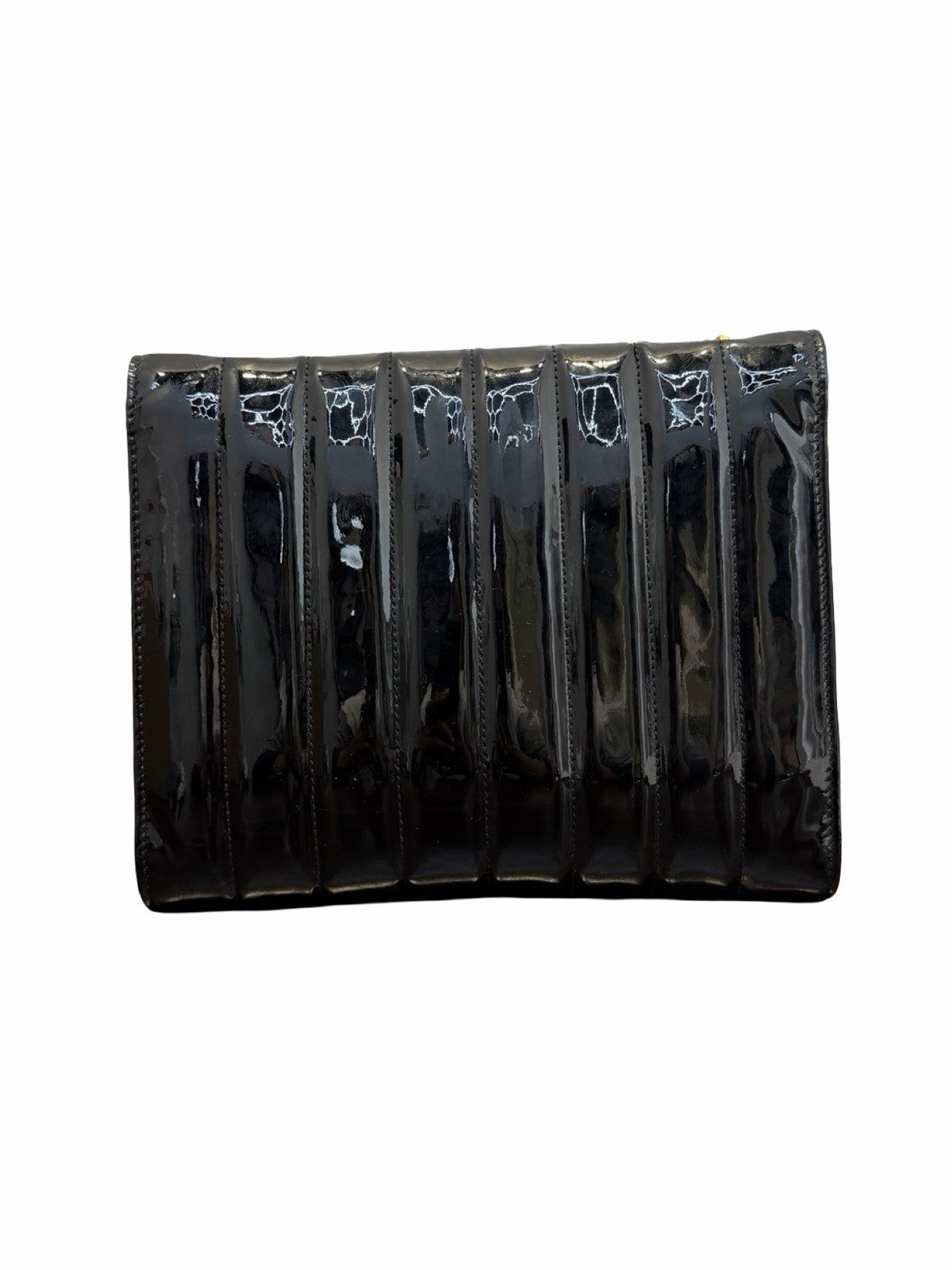 Saint Laurent  Medium Monogram Vicky Black Patent Should bag 