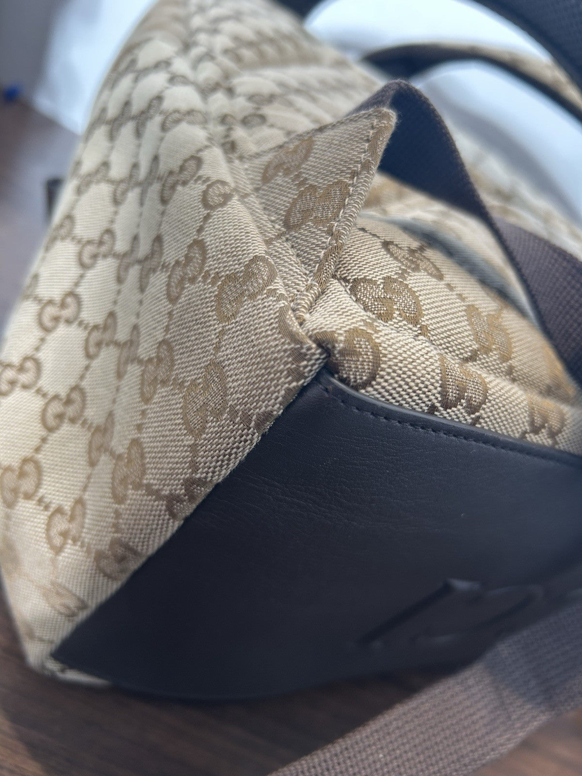 Gucci GG Canvas Medium Ophidia Backpack