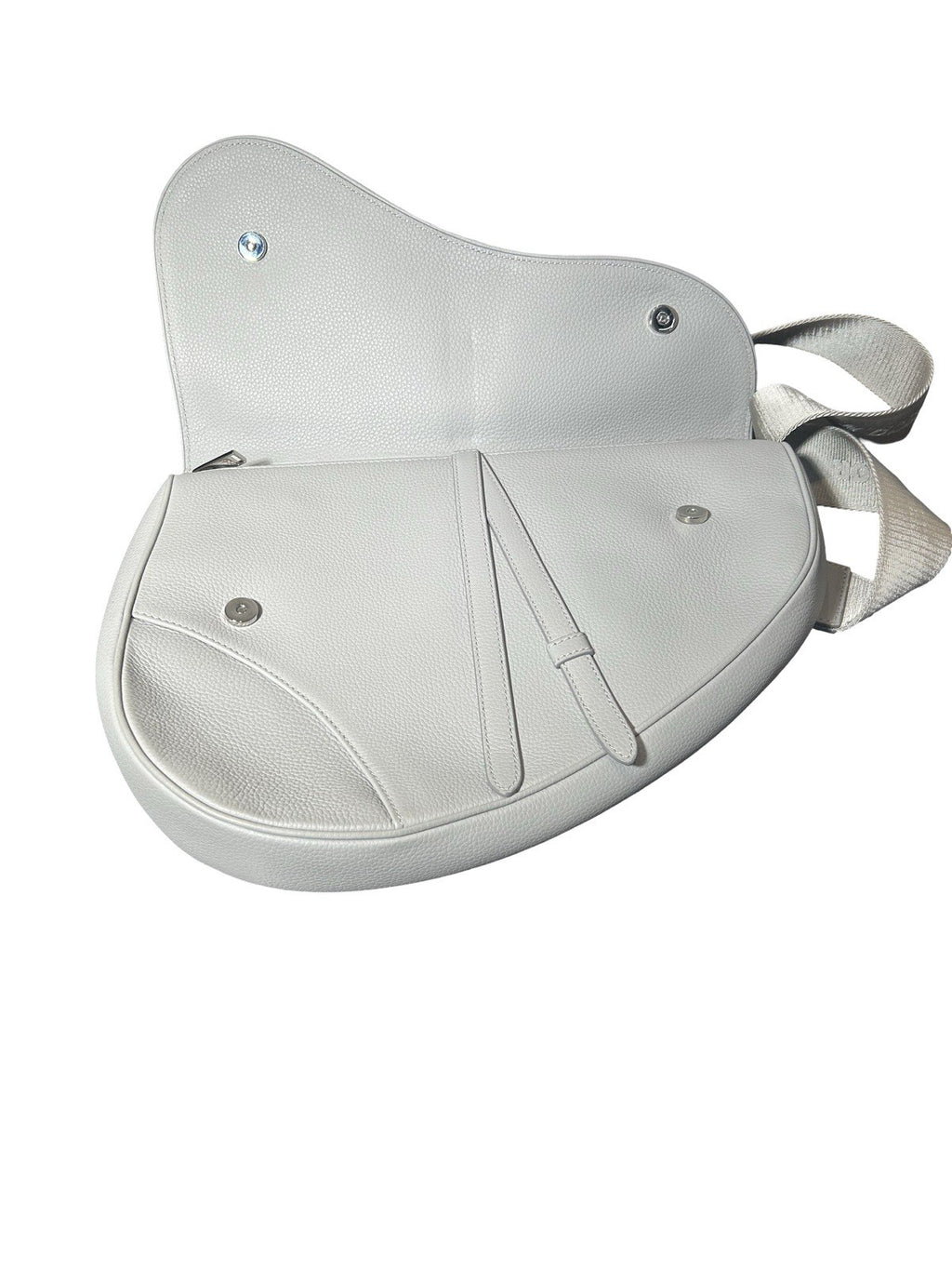 Christian Dior Saddle Crossbody Bag Leather