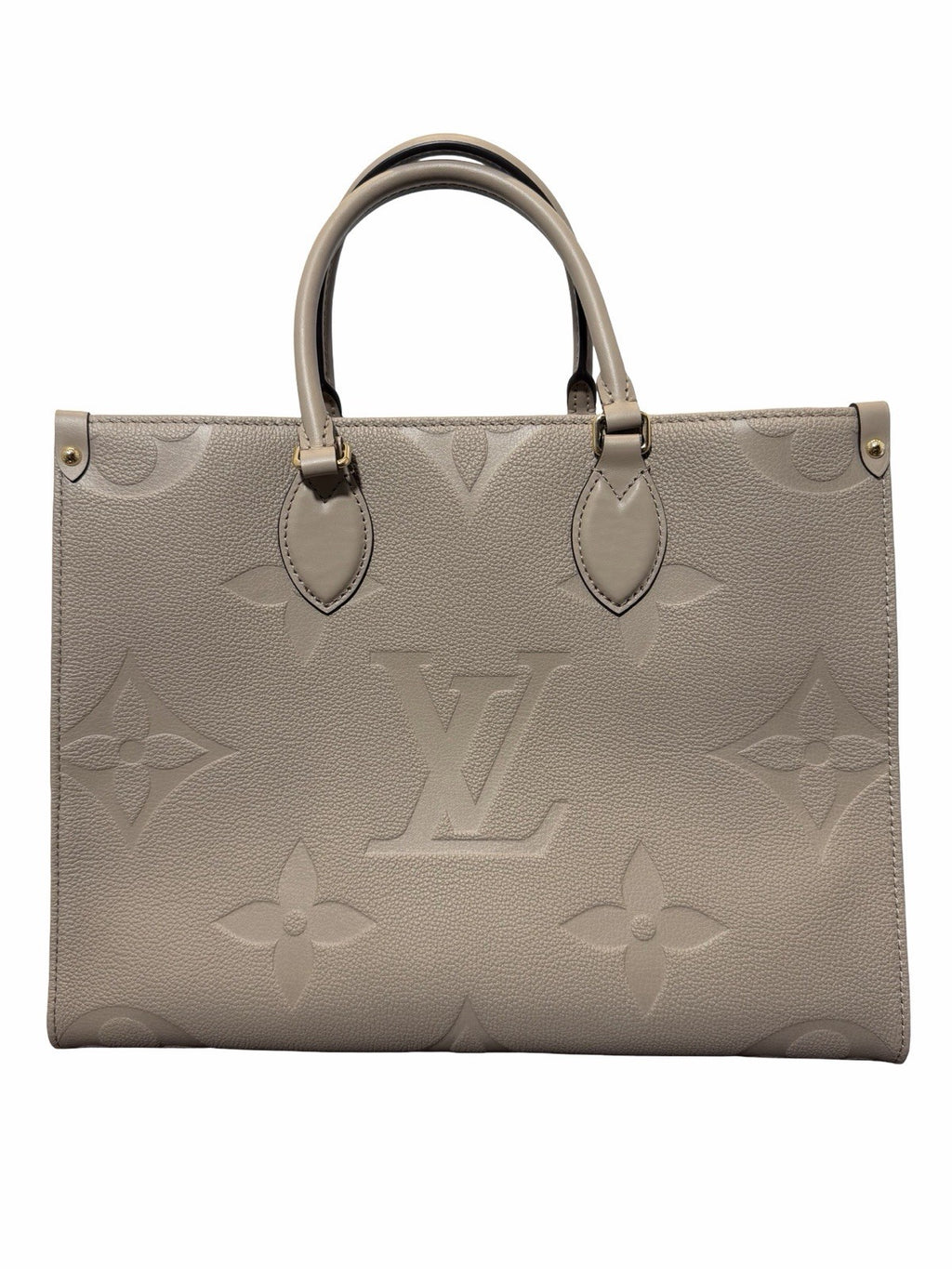 Louis Vuitton OnTheGo Beige Monogram MM Shoulder Bag