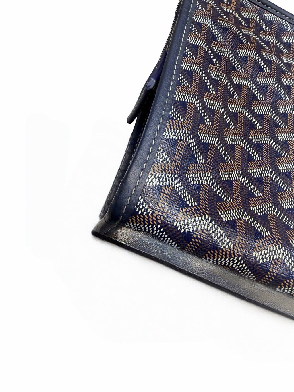 Goyard Goyardine Jouvance Blue Toiletry Pouch 