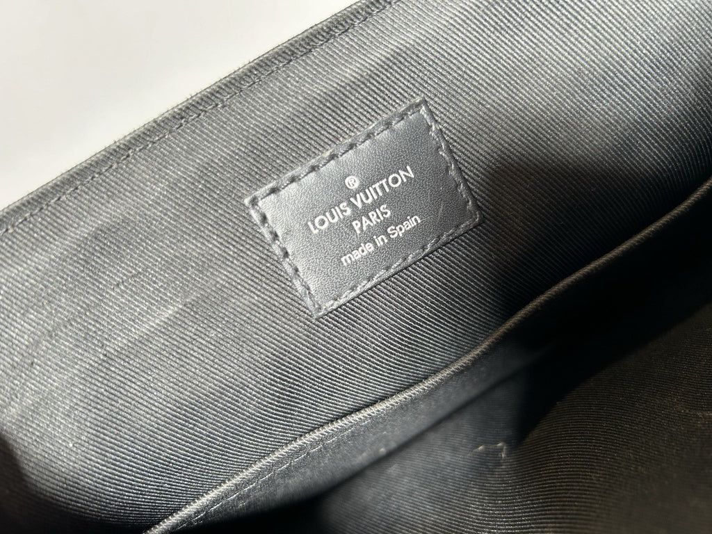 LOUIS VUITTON Monogram Eclipse District PM Black 