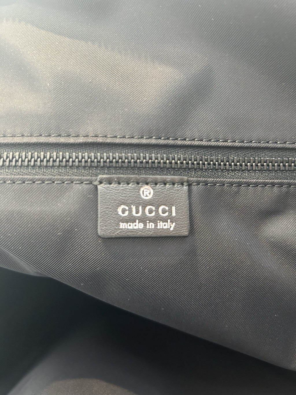 Gucci Essence Classic Backpack Black GG Monogram Coated Canvas Medium
