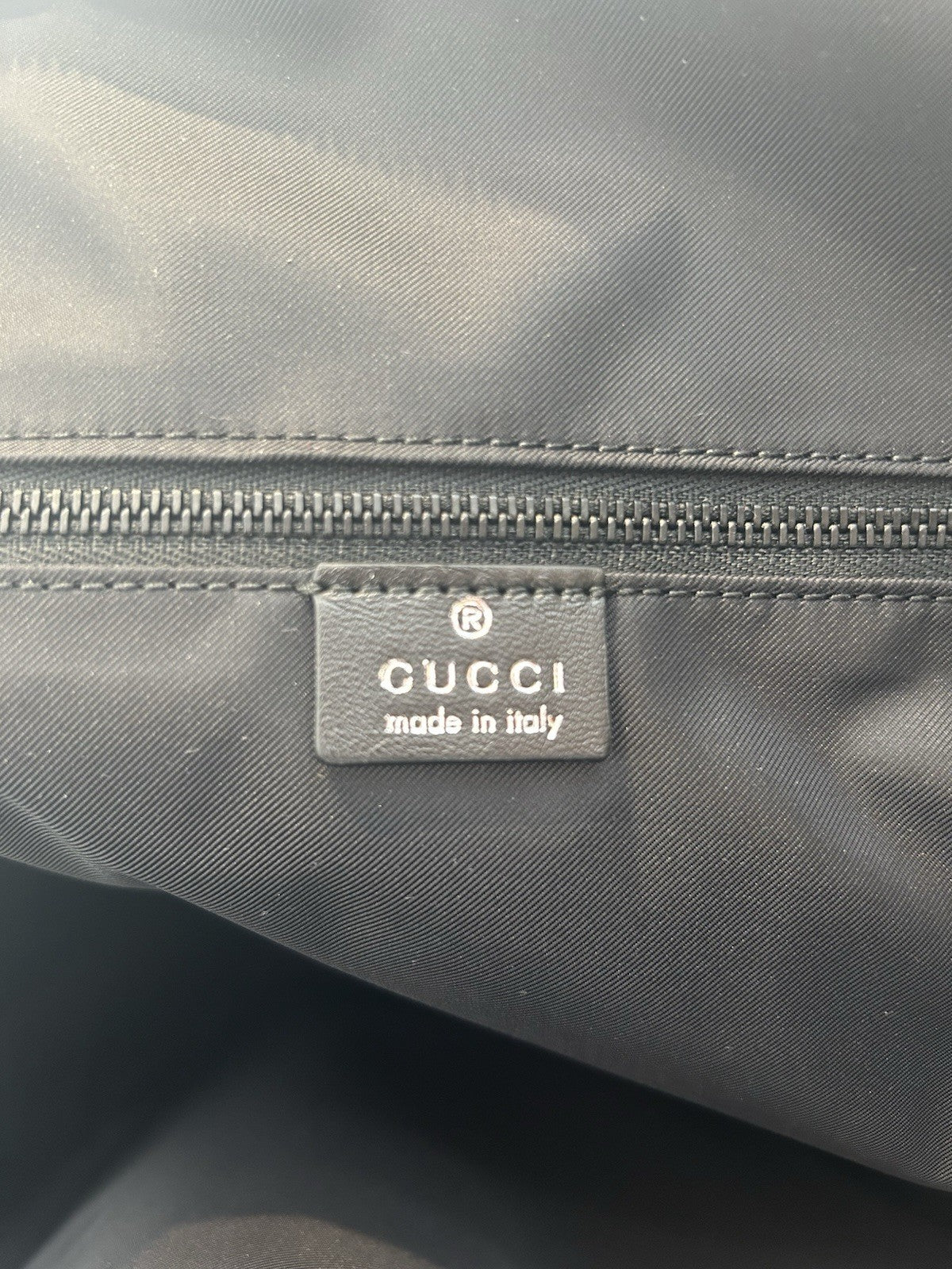 Gucci Essence Classic Backpack Black GG Monogram Coated Canvas Medium
