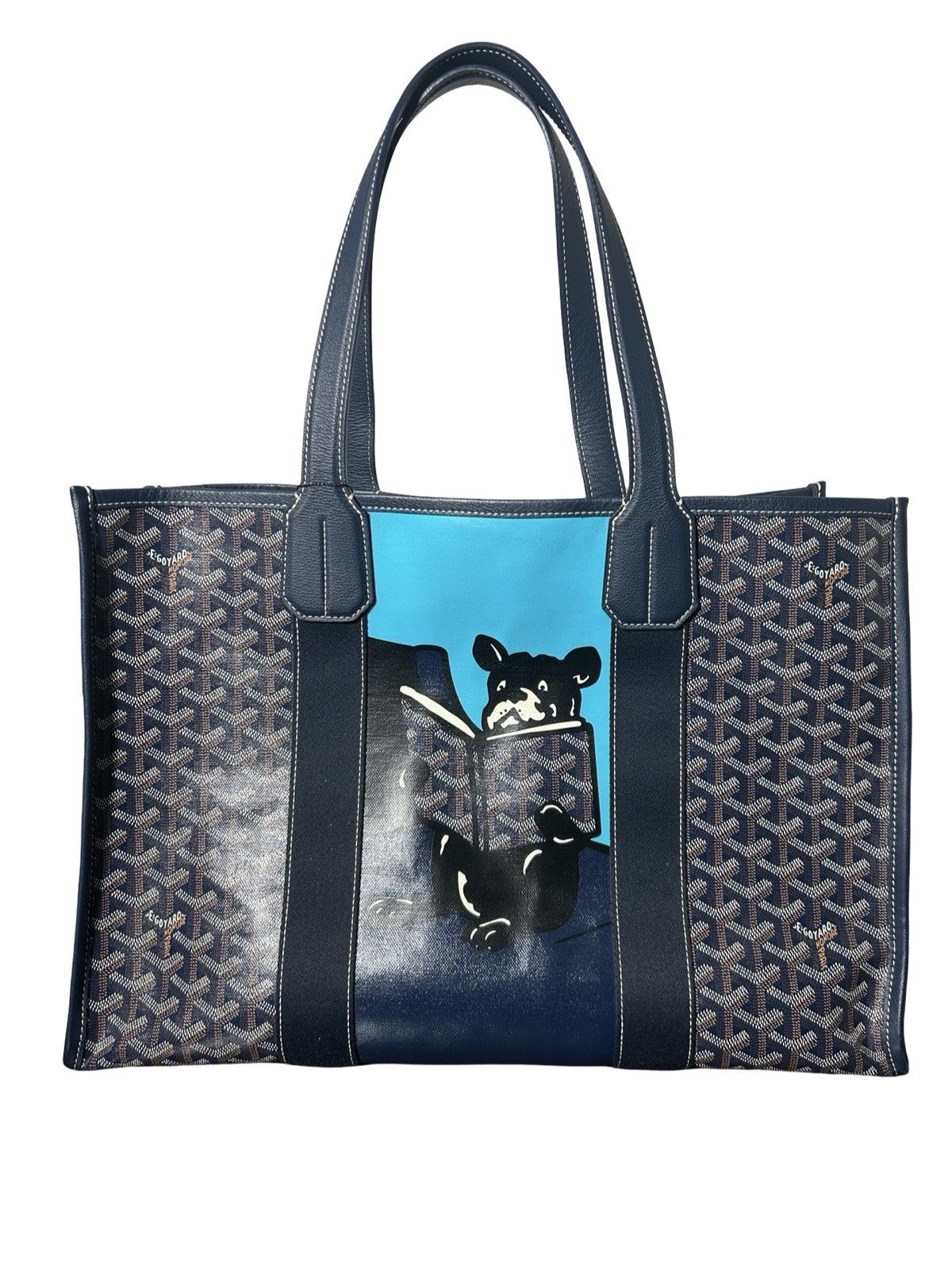 Goyard Goyardine Villette Tote Blue