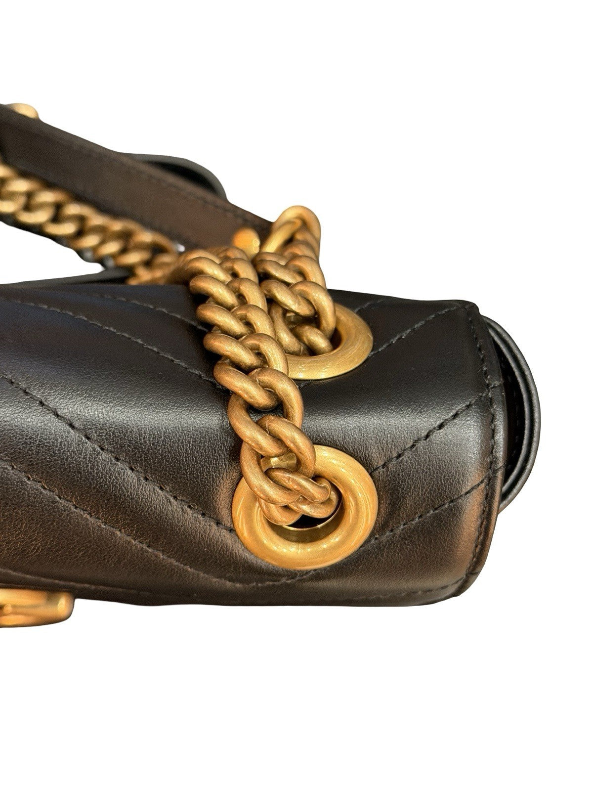 Gucci GG Marmont Flap Bag Matelasse Leather Mini