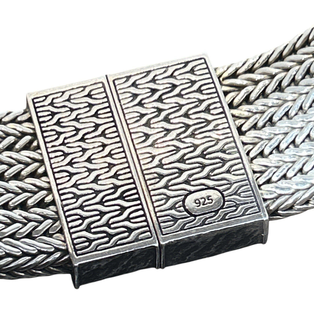 John Hardy Sterling Silver Rata Chain 26 mm Bracelet 