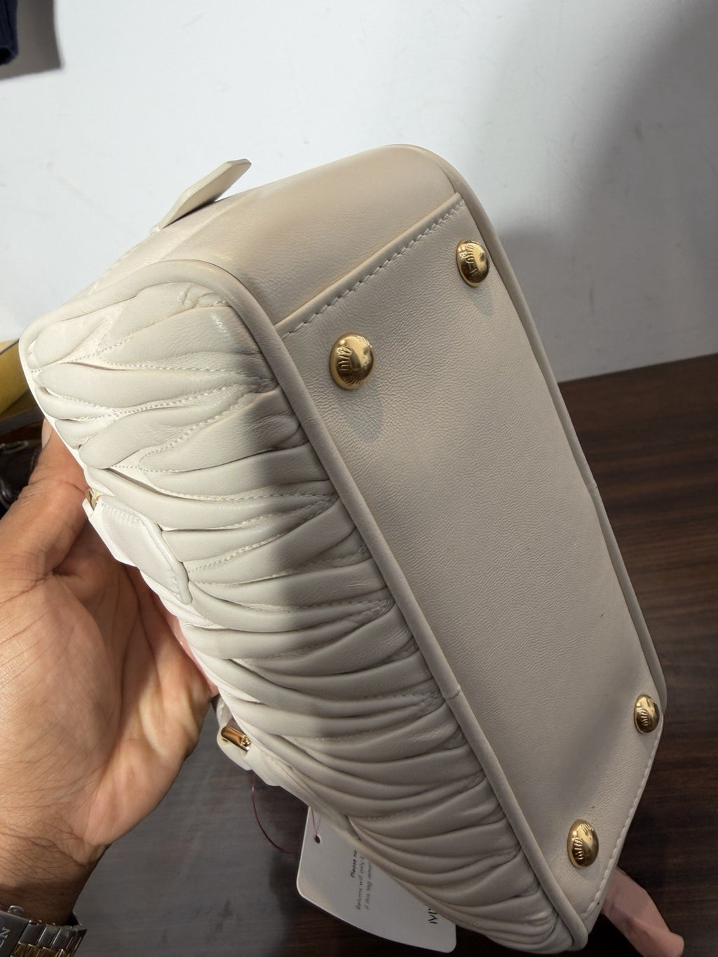 Miu Miu Arcadia Regular Matelasse Nappa Leather Bag