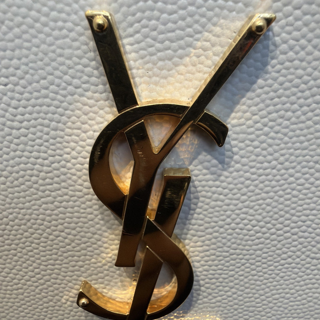 Saint Laurent YSL Kate White Shoulder Bag 