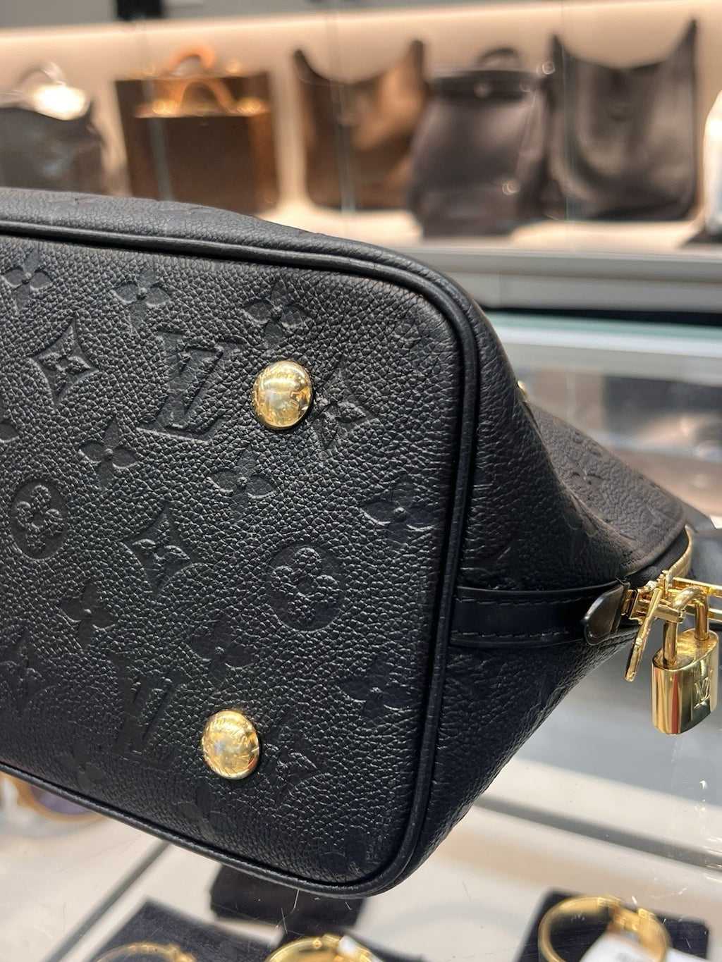 Louis Vuitton LV Monogram  Black Alma PM 
