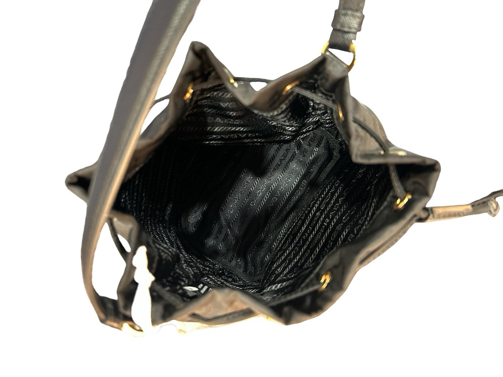 Prada Duet Re-Nylon Bucket Bag