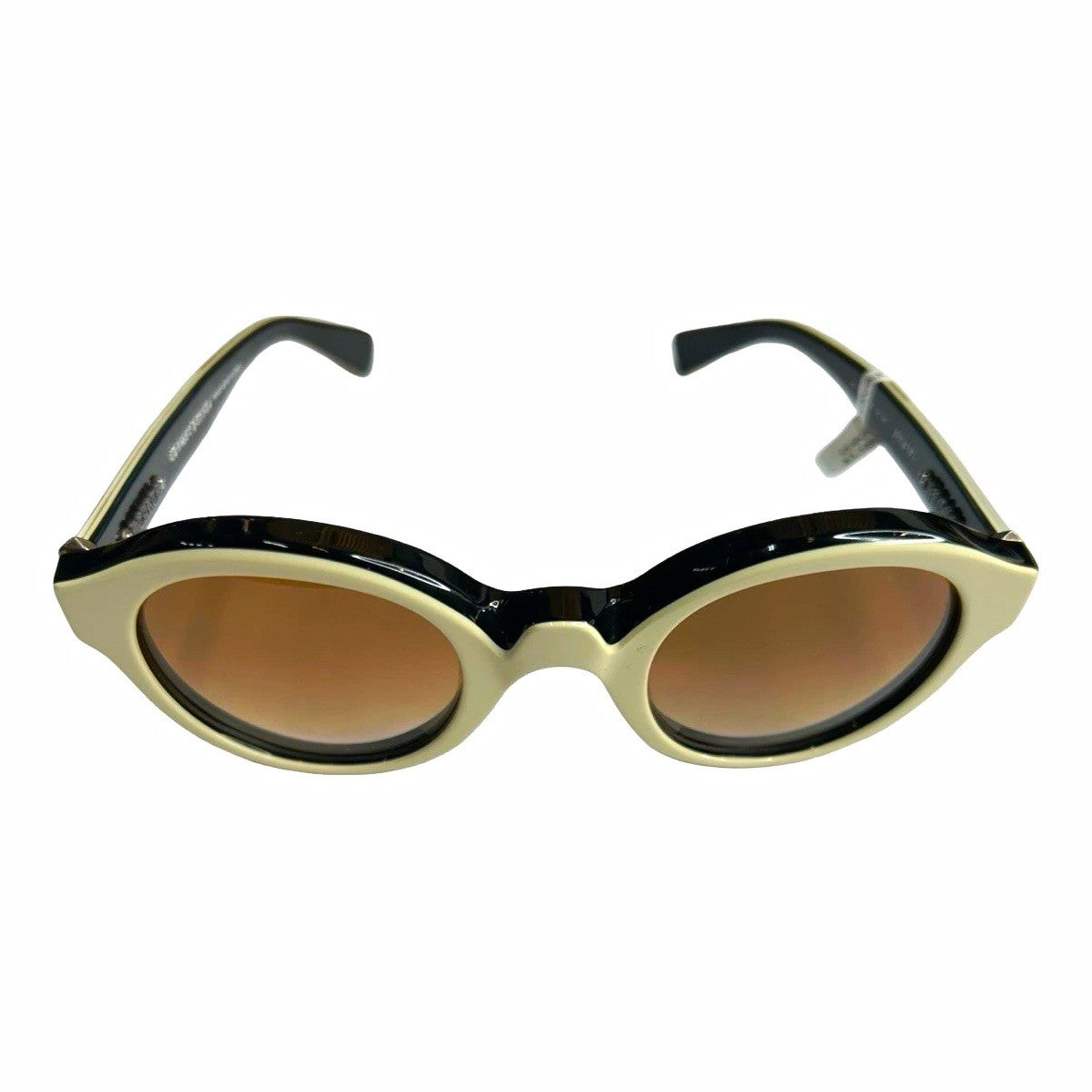 Chrome Hearts Anita Ho Oval Sunglasses Brown Tinted Lens Size 47-26-140