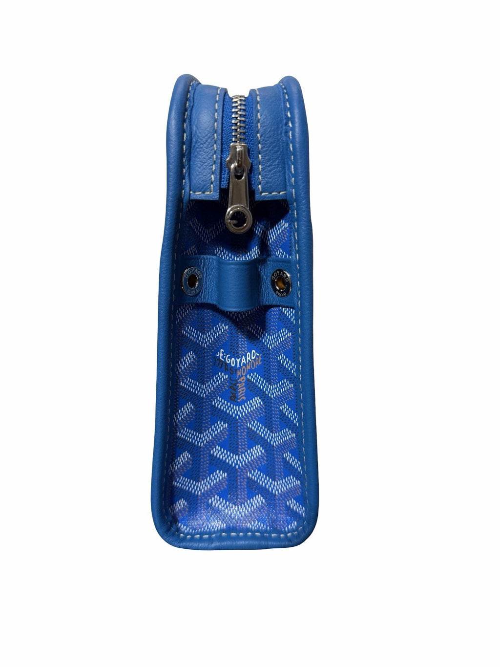 Goyard Goyardine Blue Toiletry Pouch 
