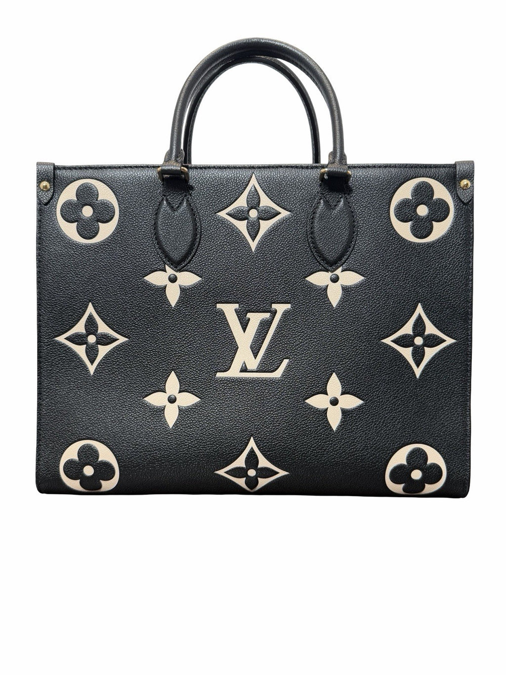 Louis Vuitton LV Monogram OnTheGo MM Black Shoulder Bag