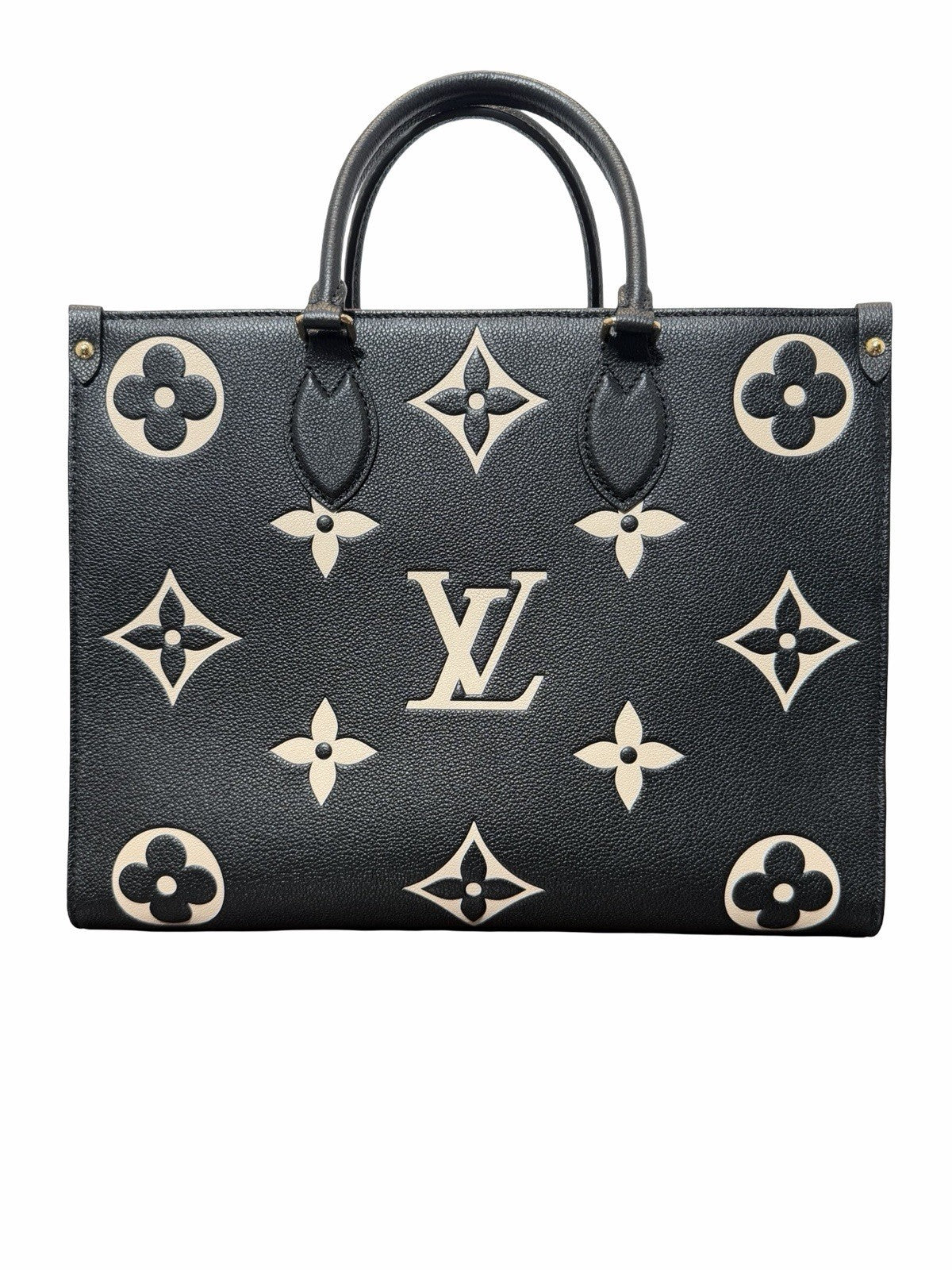 Louis Vuitton LV Monogram OnTheGo MM Black Shoulder Bag