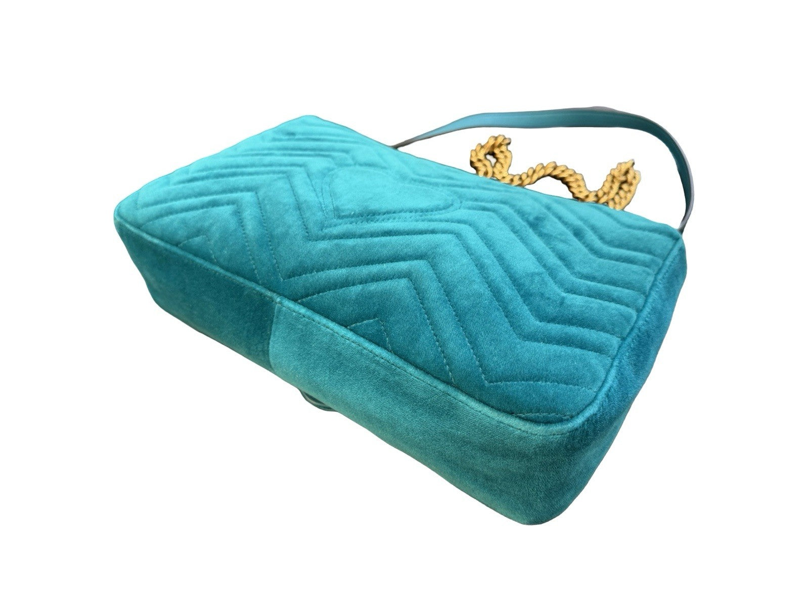 Gucci GG Marmont Medium Velvet Shoulder Bag XXV 110th Anniversary