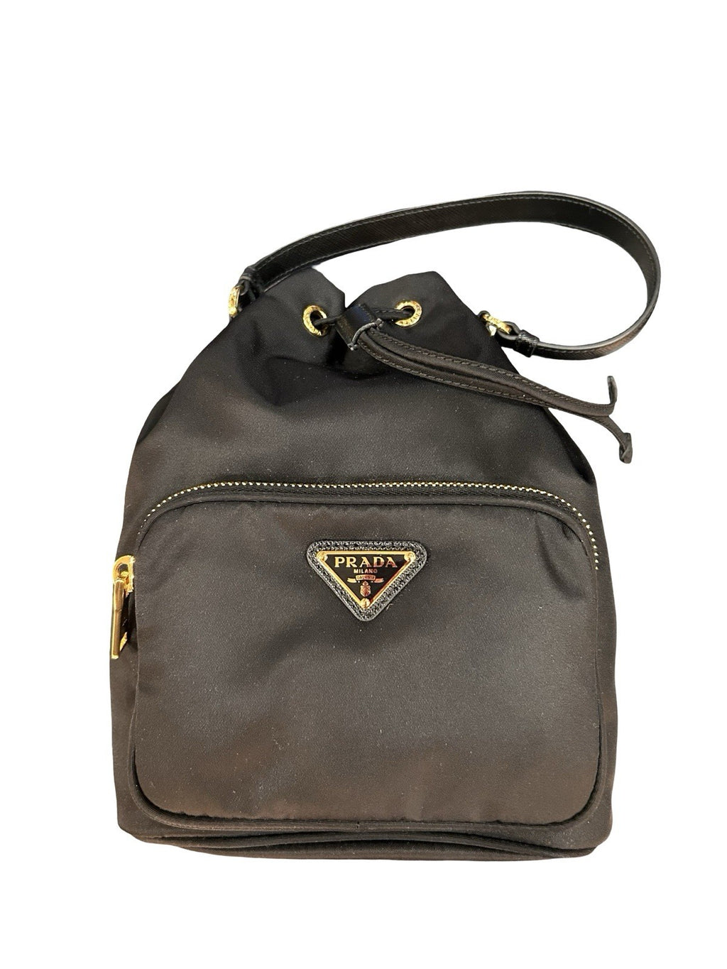 Prada Duet Re-Nylon Bucket Bag