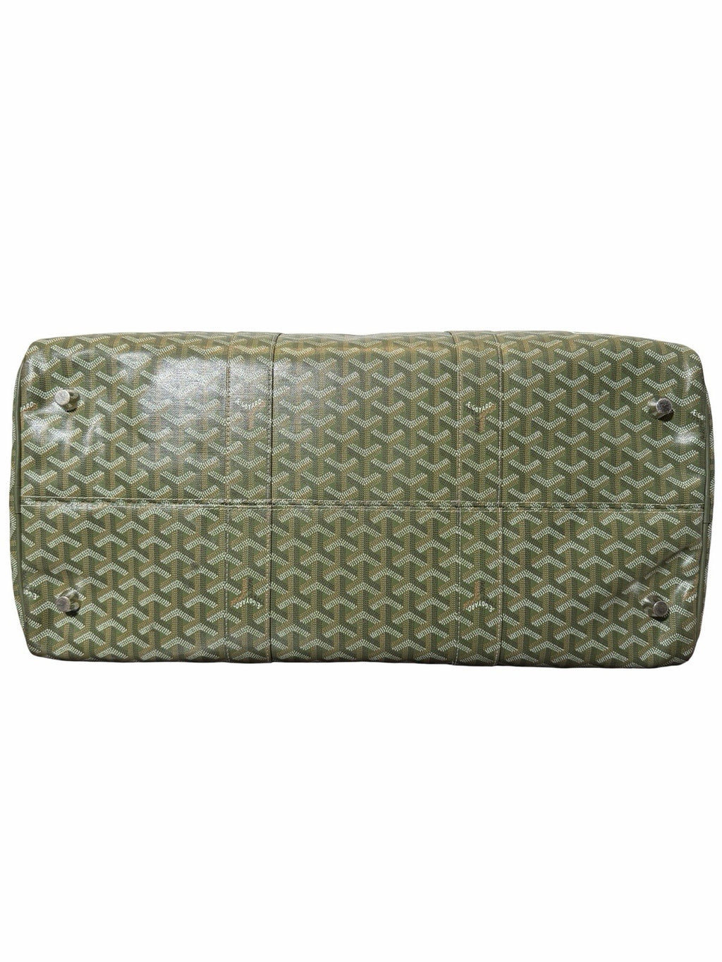 Goyard Goyardine Khaki Boston 50 Duffle Bag