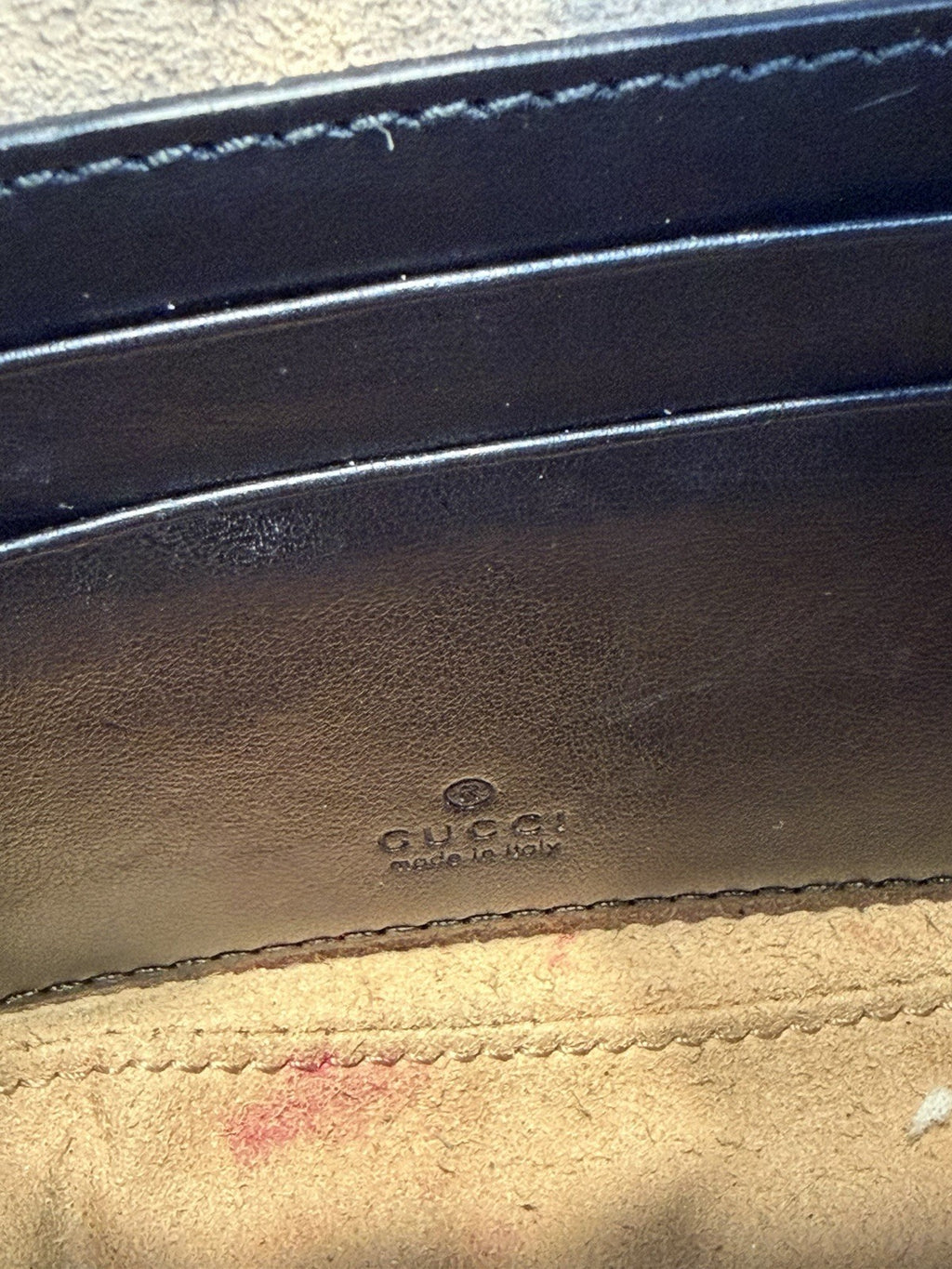 Gucci Double G Marmont Shoulder Bag In Black 