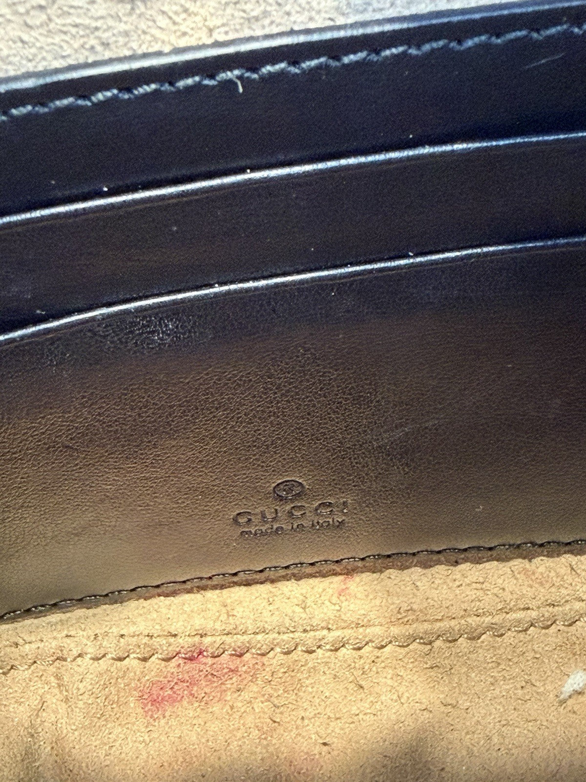 Gucci Double G Marmont Shoulder Bag In Black 