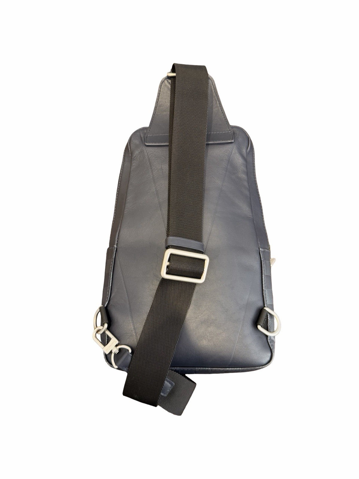 Louis Vuitton Avenue Sling Bag Damier Graphite Black/Gray Zip Adjustable Strap