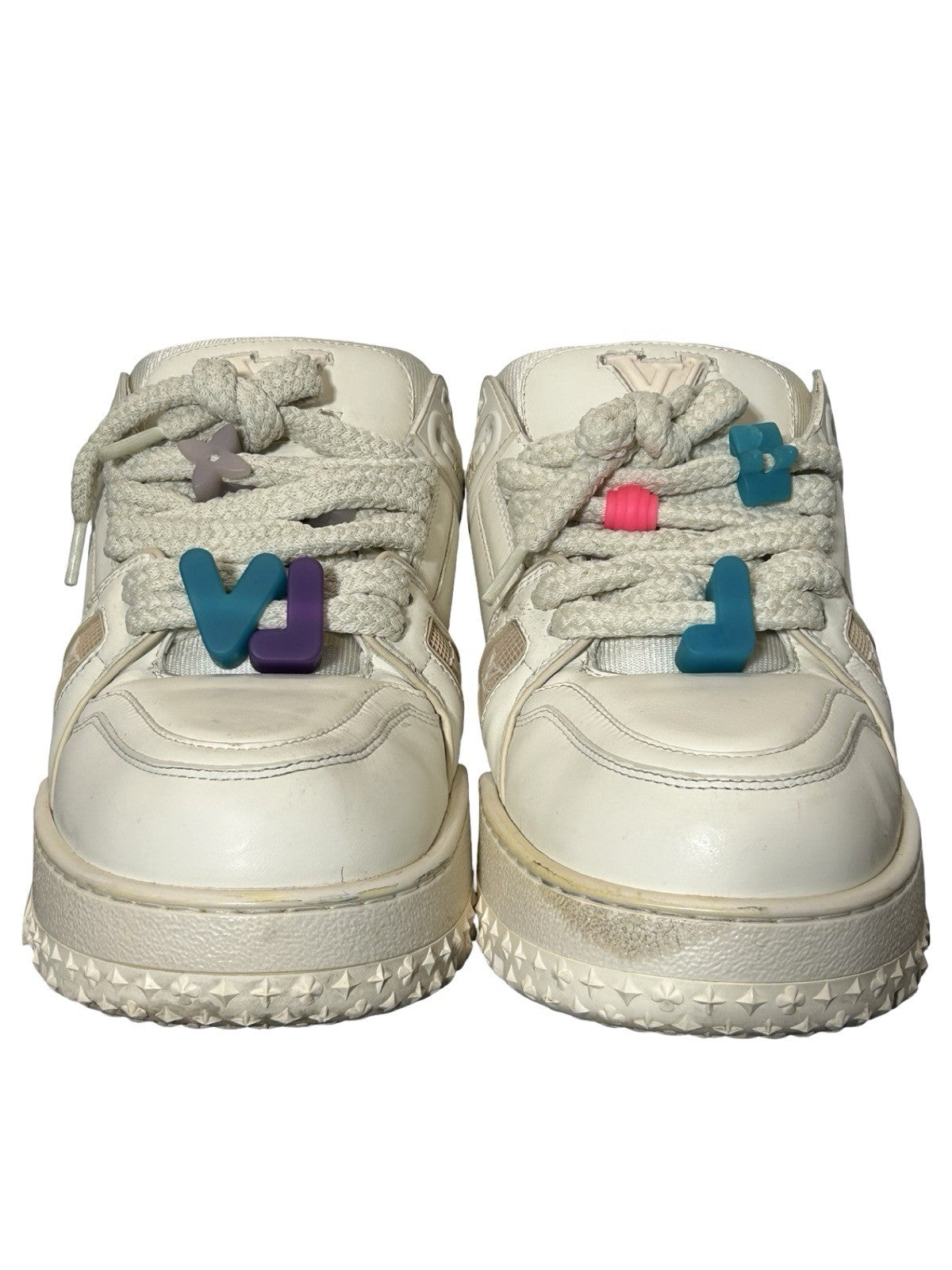 LOUIS VUITTON LV TRAINER MAXI SNEAKER WHITE VIRGIL ABLOH Size 10 LV / 11US