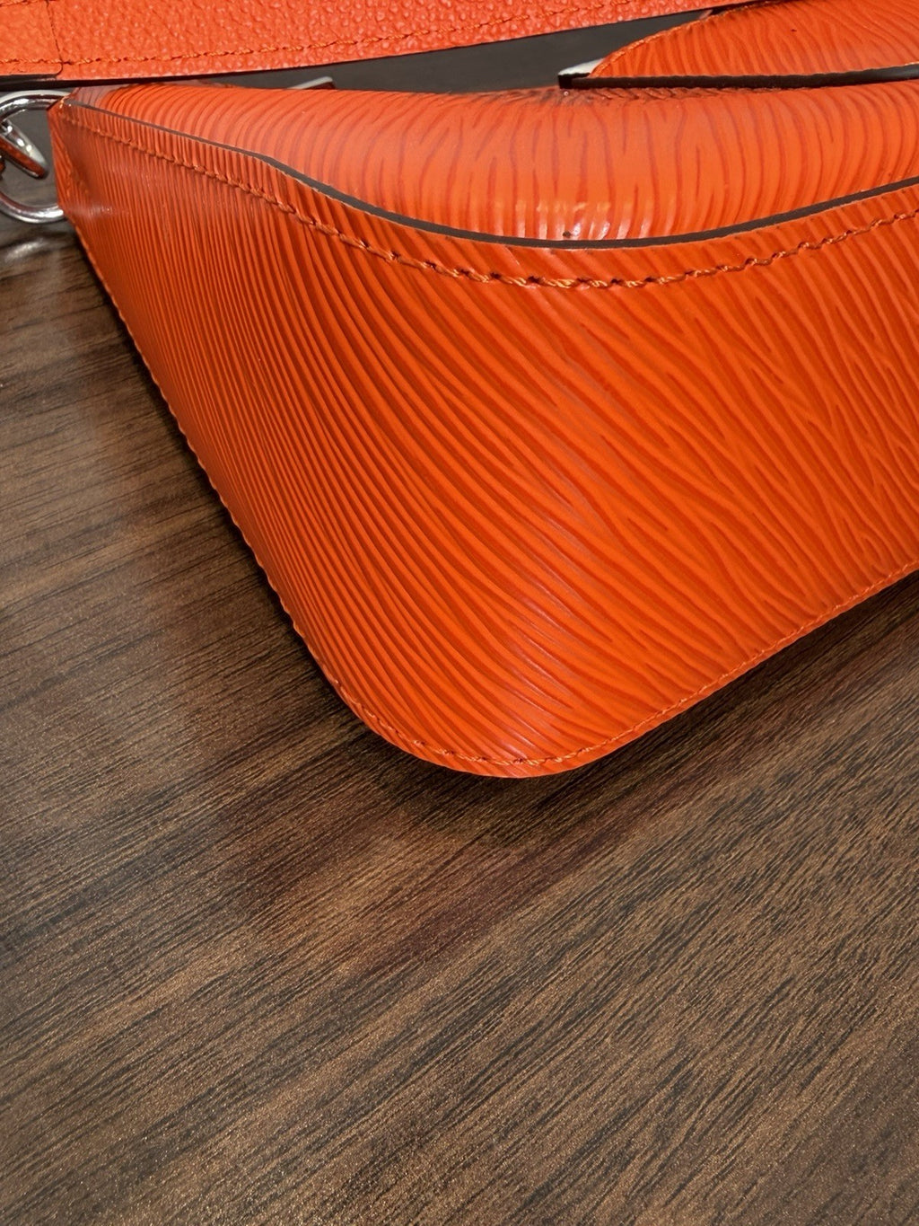 Louis Vuitton LV Monogram Marellini Orange Shoulder Bag 