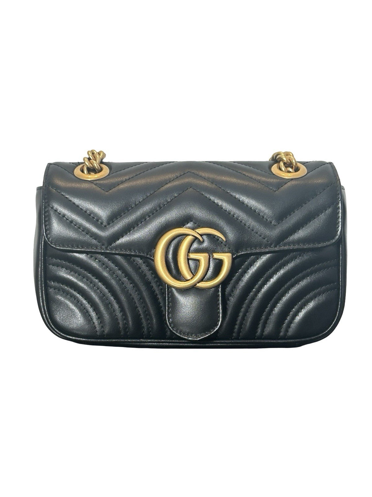 Gucci GG Marmont Small Shoulder Bag Black