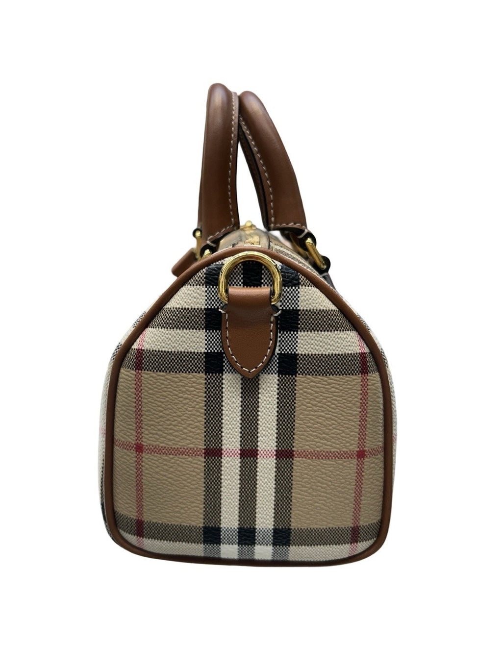 Burberry Mini Check Bowling Bag