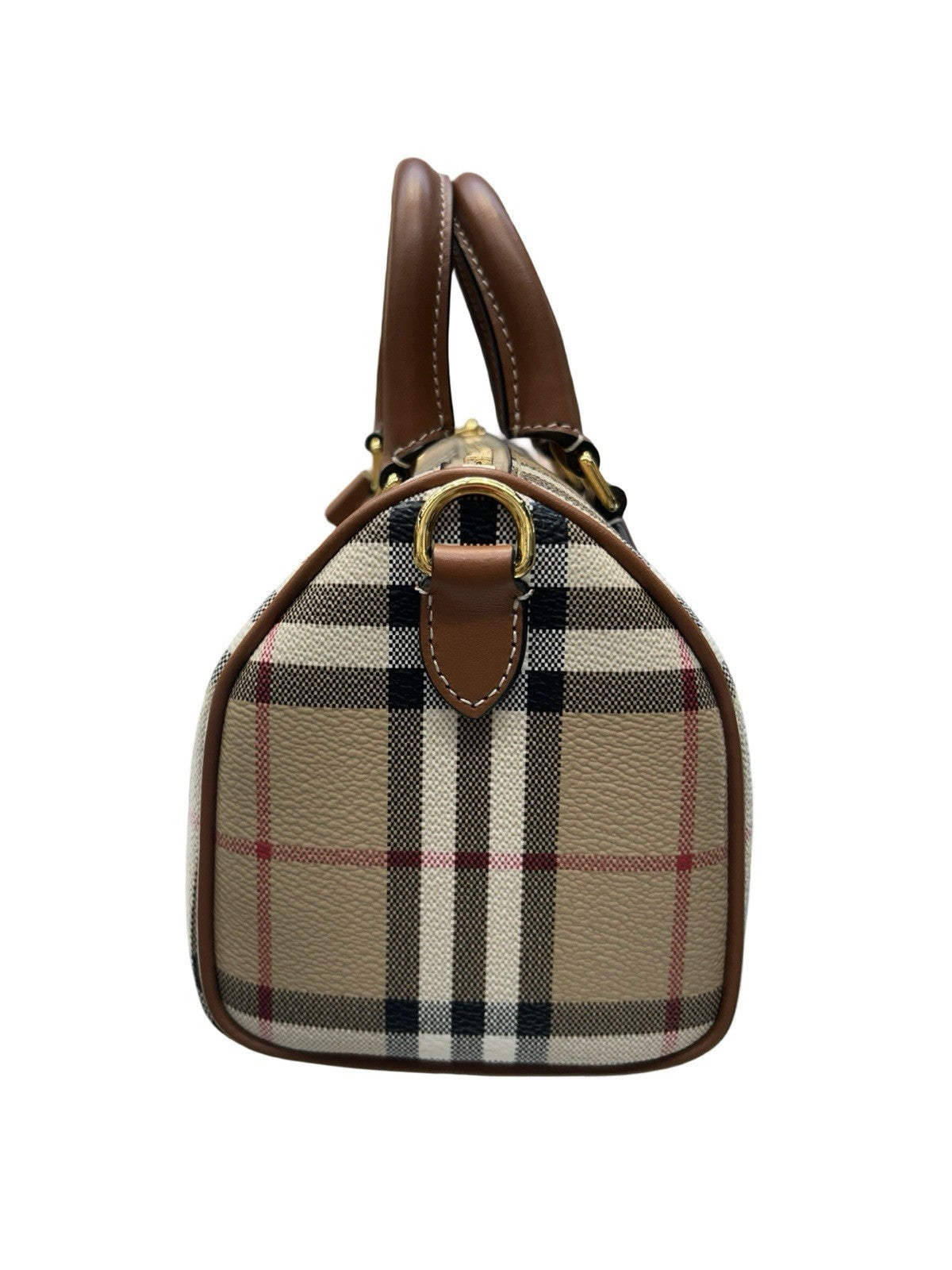 Burberry Mini Check Bowling Bag