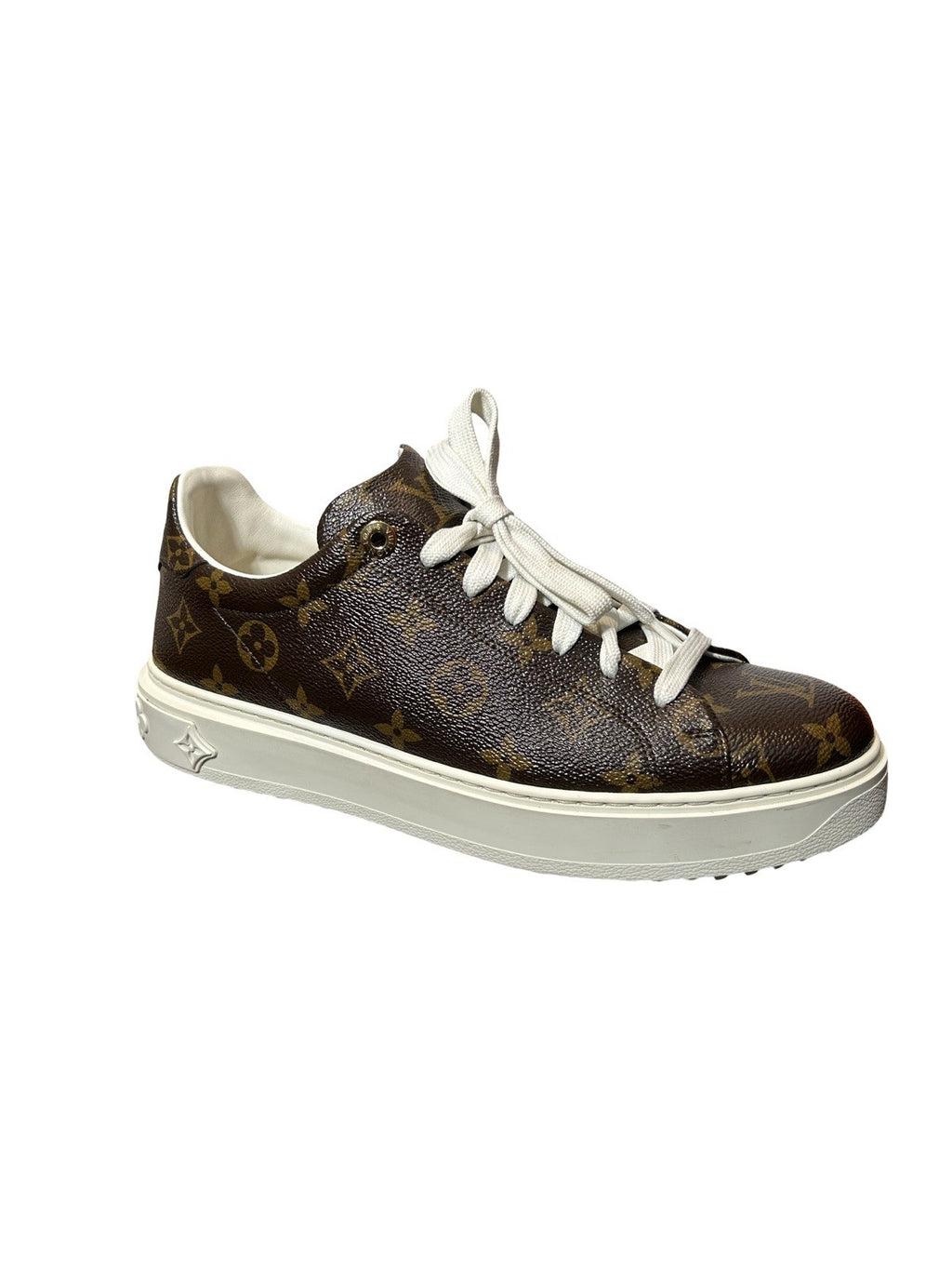 Louis Vuitton Women's Time Out Sneakers Monogram Canvas 