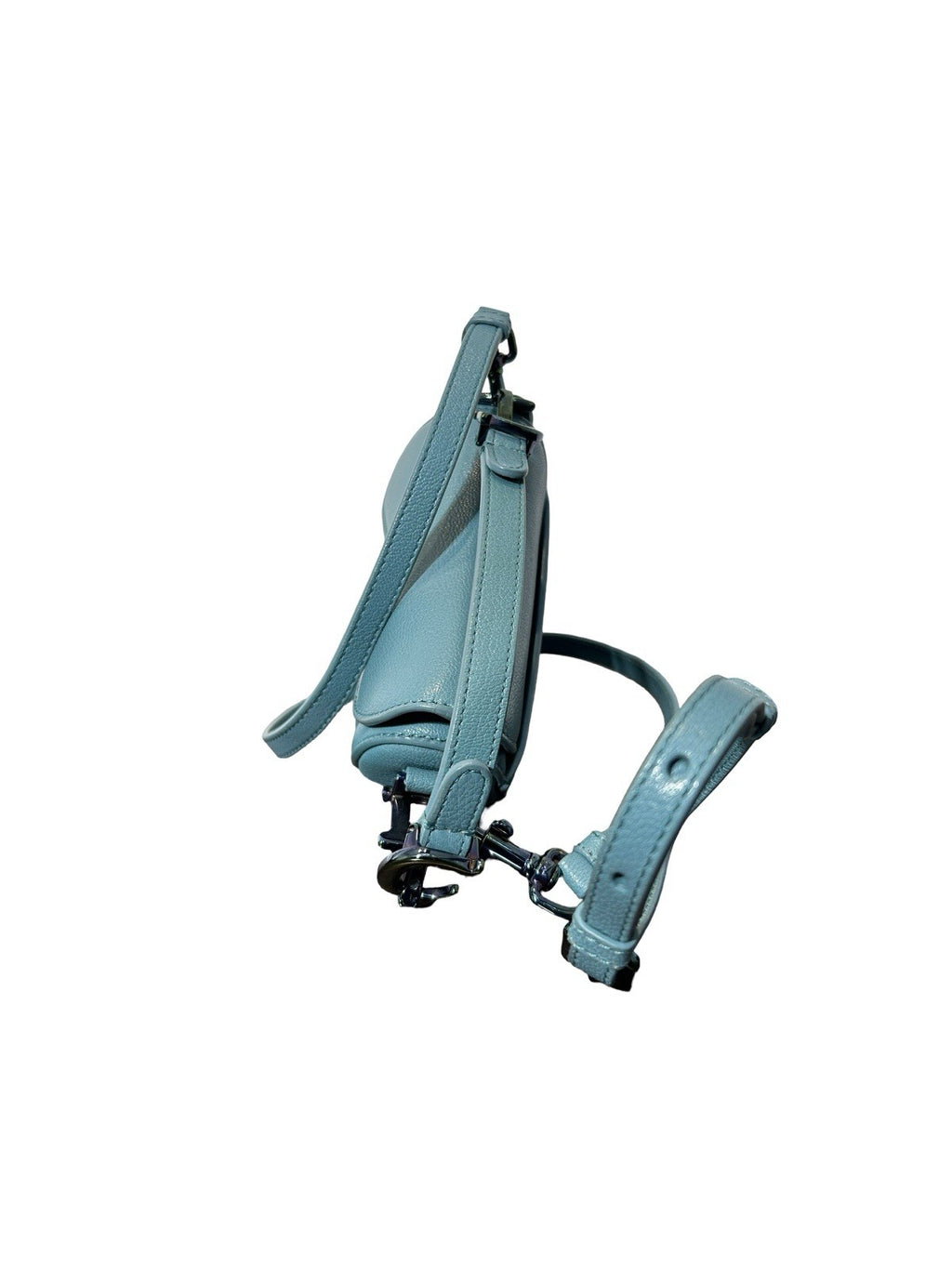 Christian Dior Leather Saddle Micro
