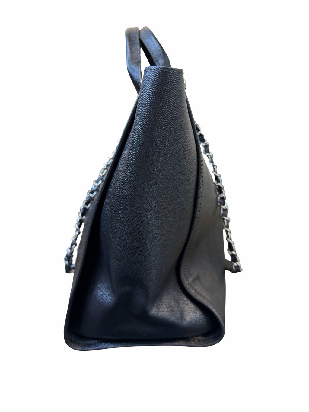 Chanel Deauville Large Black Shoulder Bag 