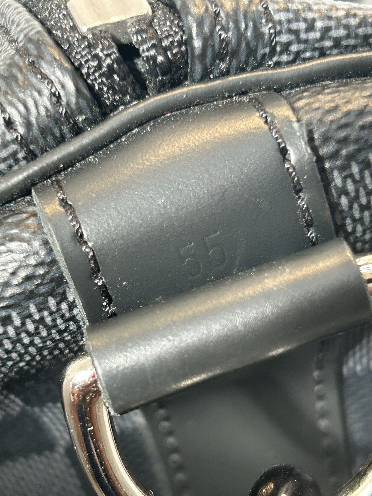 LOUIS VUITTON KEEPALL BANDOULIERE 55 DAMIER GRAPHITE
