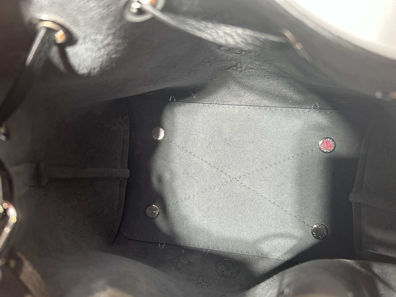 Louis Vuitton Bella Bucket Bag Mahina Leather