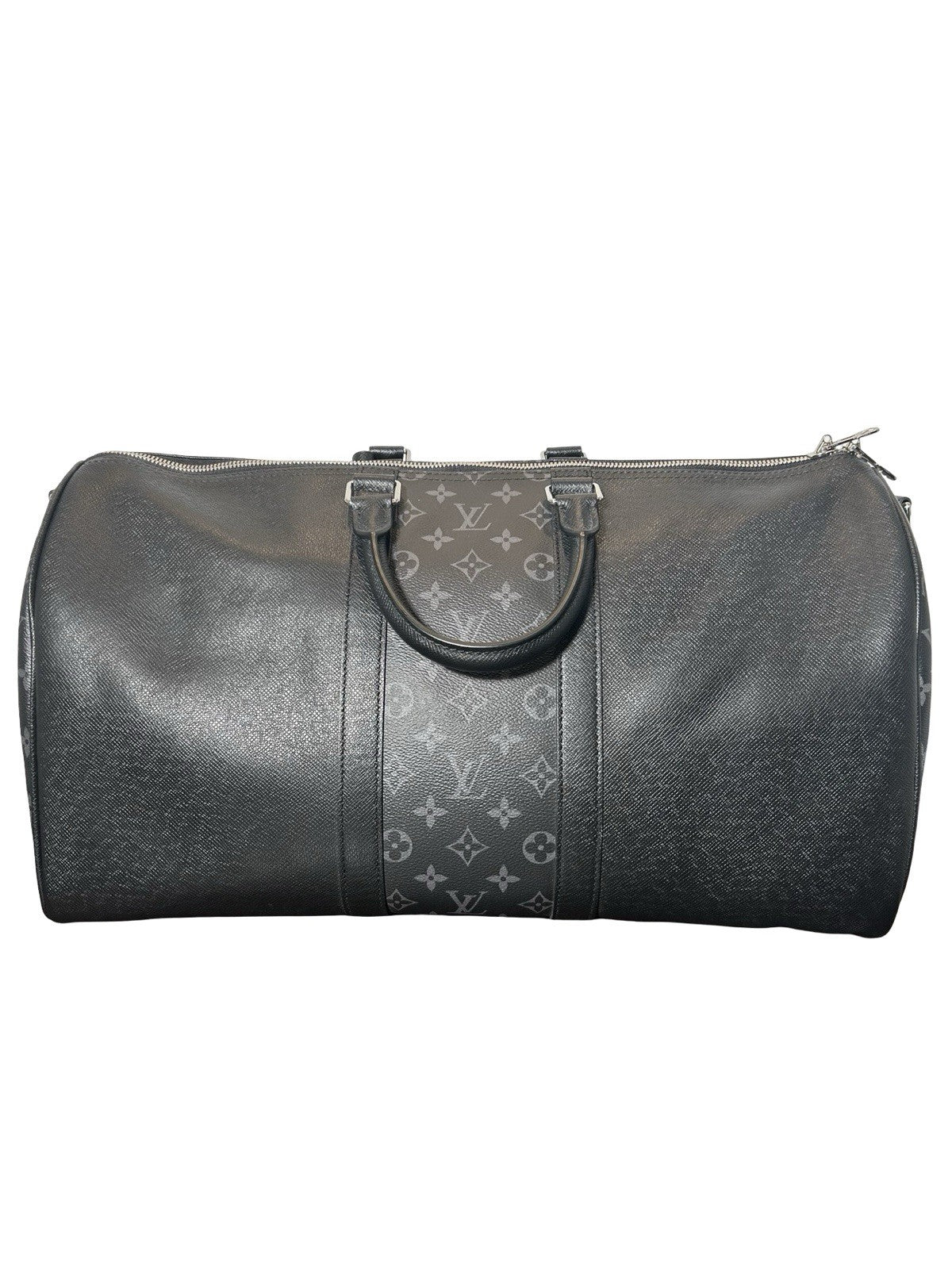 Louis Vuitton Keepall Bandouliere 50 Monogram Eclipse & Black Taiga