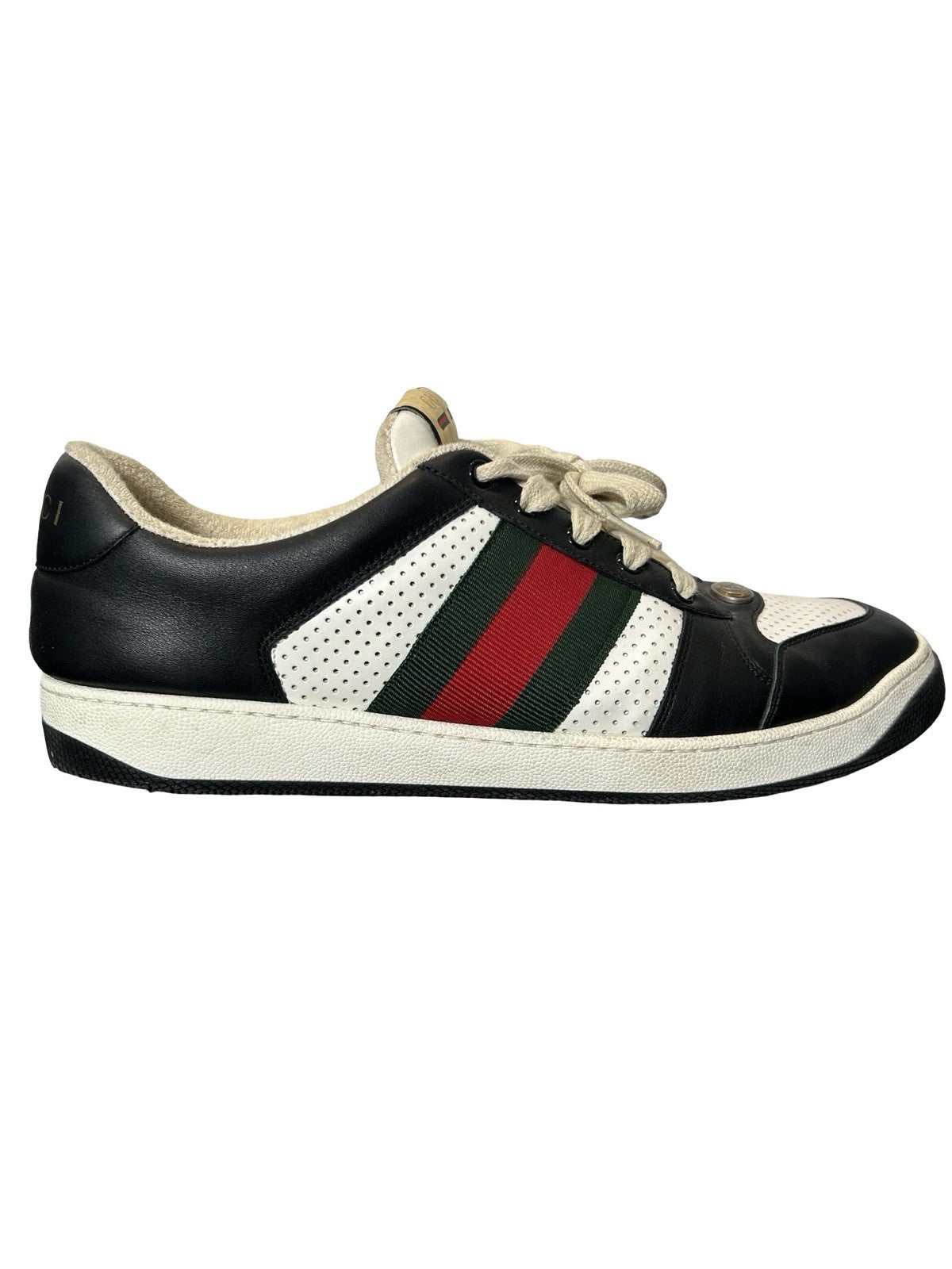 Gucci Screener Cloth Low Trainers Size 10US