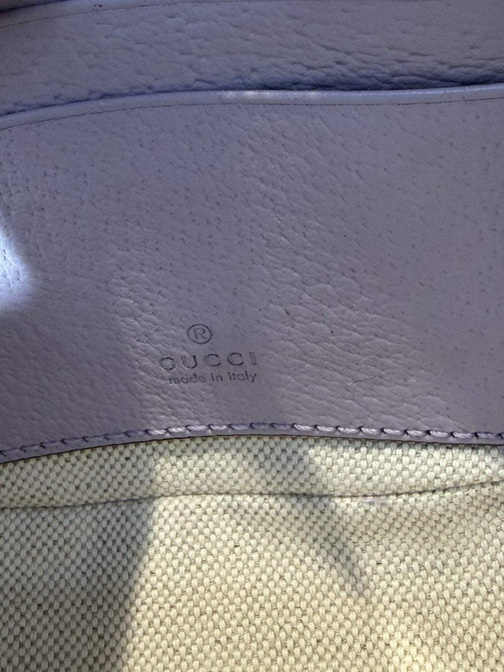 Gucci Monogram Jumbo GG Calfskin Mini Ophidia Half Moon Hobo