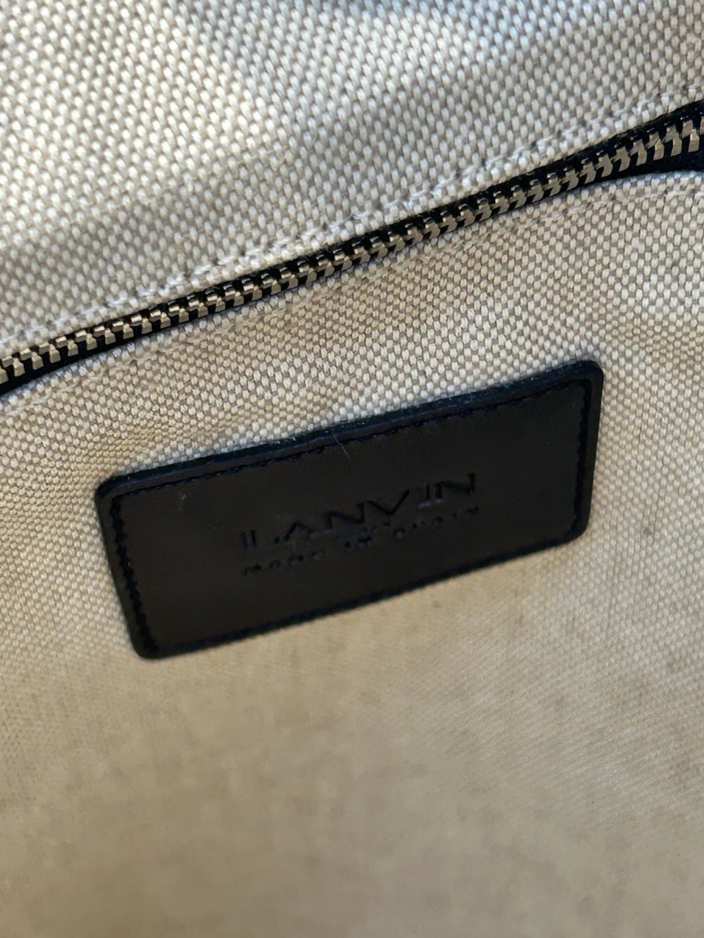 Lanvin Printed Kraft Paper Grocery Bag